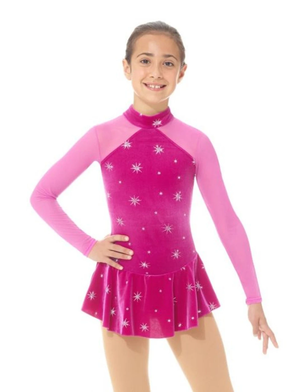 Mondor Mock Neck Glitter Dress-Style 2764 3 Mondor Mock Neck Glitter Dress-Style 2764