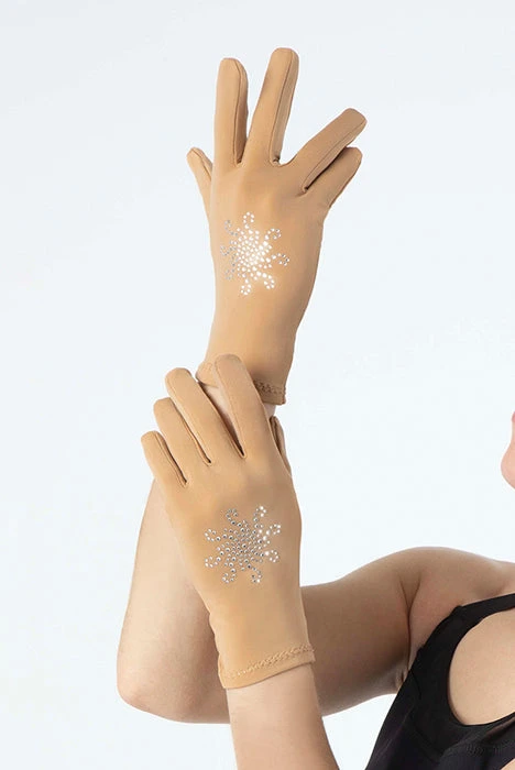 Mondor Competition Gloves W/ Rhinestones - 2 Colors 3 Mondor Competition Gloves W/ Rhinestones - 2 Colors