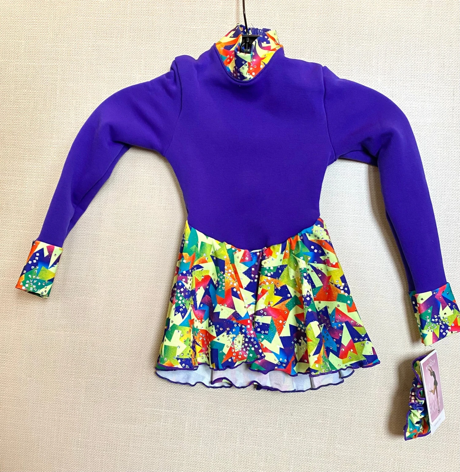 Mondor Ready To Ship Polartec Skating Dress - Geo 3 Mondor Ready To Ship Polartec Skating Dress - Geo