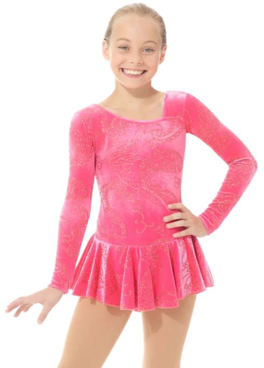 Mondor 2769 Born To Skate Glitter Figure Skating Dress 3 Mondor 2769 Born To Skate Glitter Figure Skating Dress