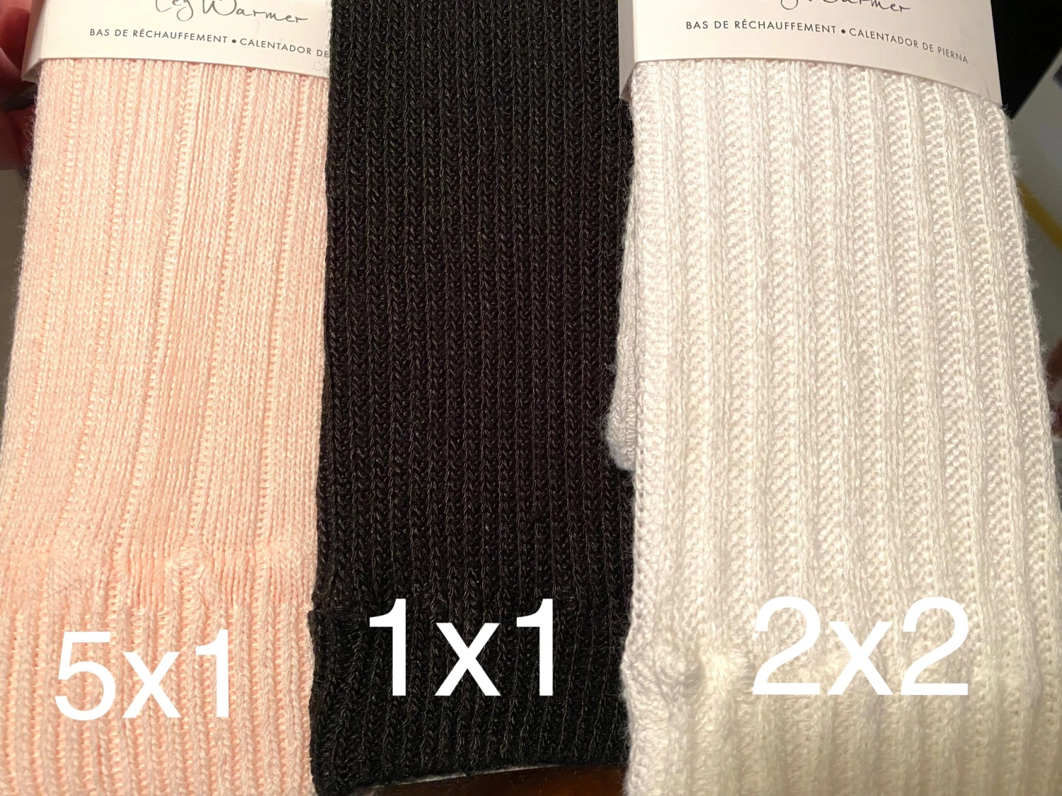 Mondor 2x2 Knit 24" Legwarmers - 3 Colors 5 Mondor 2x2 Knit 24" Legwarmers - 3 Colors - Image 3