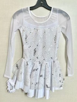 Mondor Ready To Ship Fantasy On Ice #613 Skating Dress - White -Mondor Sales Store C5447DC8 D5A3 4DC9 877C DDE64026D13E 3c665f91 ecca 4e90 8027 823af5df8616