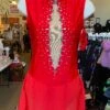 Mondor Ready To Ship Signature #2605 Beaded Skating Dress - Red -Mondor Sales Store IMG 4262 22e0b598 a611 49a6 ab4a 95d5f46fd256