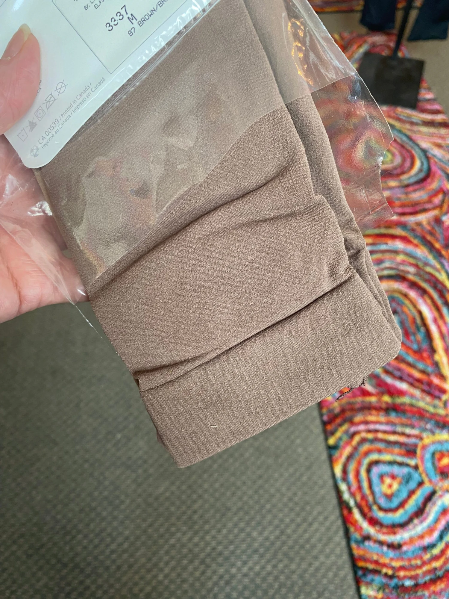 Mondor Closeout Footed Evolution Skating Tights - Brown 4 Mondor Closeout Footed Evolution Skating Tights - Brown - Image 2